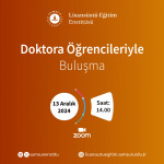 Doktora Öğrencileriyle Buluşma