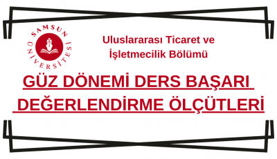 2024-2025 Eğitim Öğretim yılı Güz Dönemi Ders Başarı Değerlendirme Ölçütleri Belirlendi