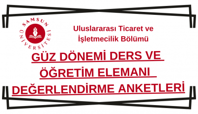 2024-2025 Güz Dönemi Ders ve Öğretim Elemanı Değerlendirme Anketleri