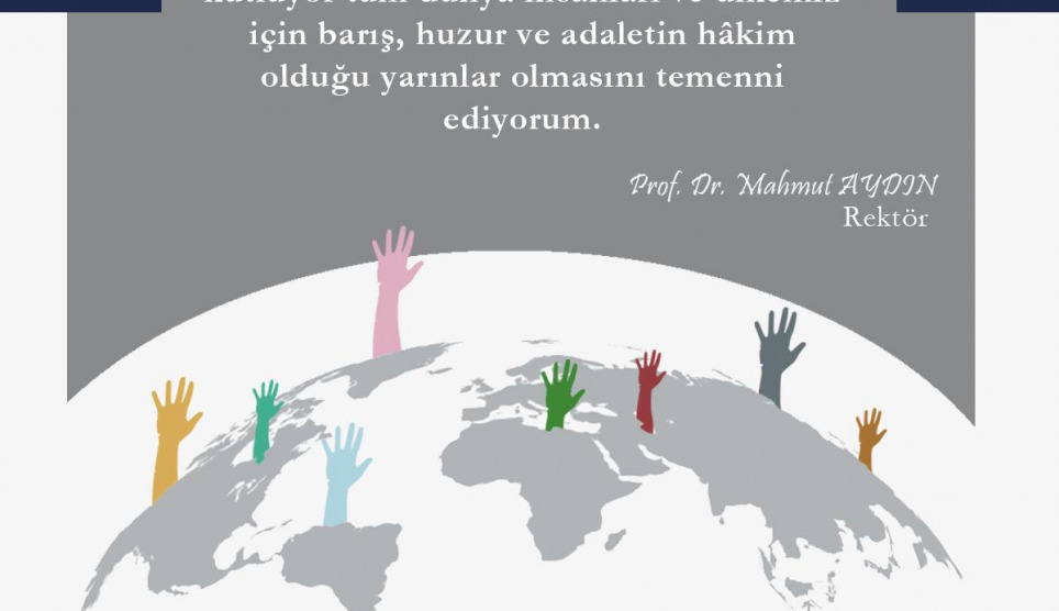 Rektör Aydın’dan 10 Aralık Dünya İnsan Hakları Günü Mesajı