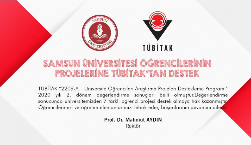 Öğrencilerimizin Projelerine TÜBİTAK’tan Destek