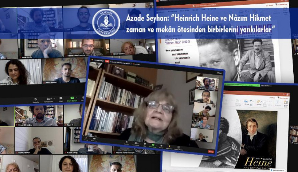 Azade Seyhan: “Heinrich Heine ve Nâzım Hikmet zaman ve mekân ötesinden birbirlerini yankılarlar”