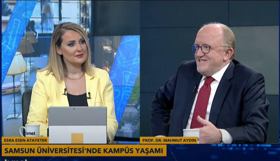 Samsun Üniversitesi Rektörü Prof. Dr.Mahmut AYDIN   TV Net Kampüs Yolunda programı 24.06.2021