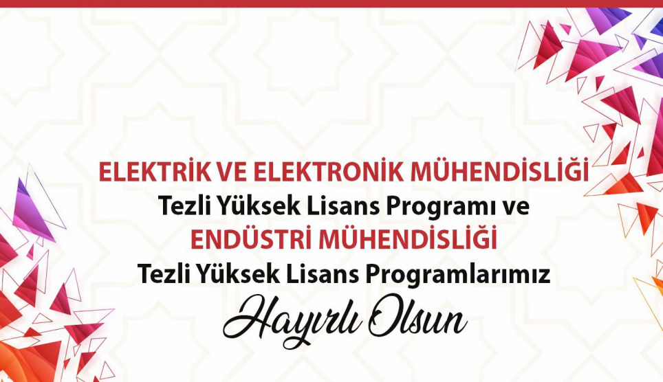 Samsun Üniversitesinde İki Yeni Yüksek Lisans Programı Açıldı