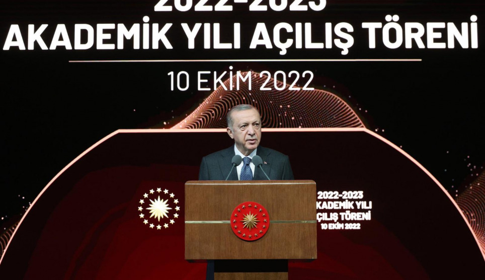 Rektör Aydın 2022-2023 Yükseköğretim Akademik Yılı Açılış Törenine Katıldı