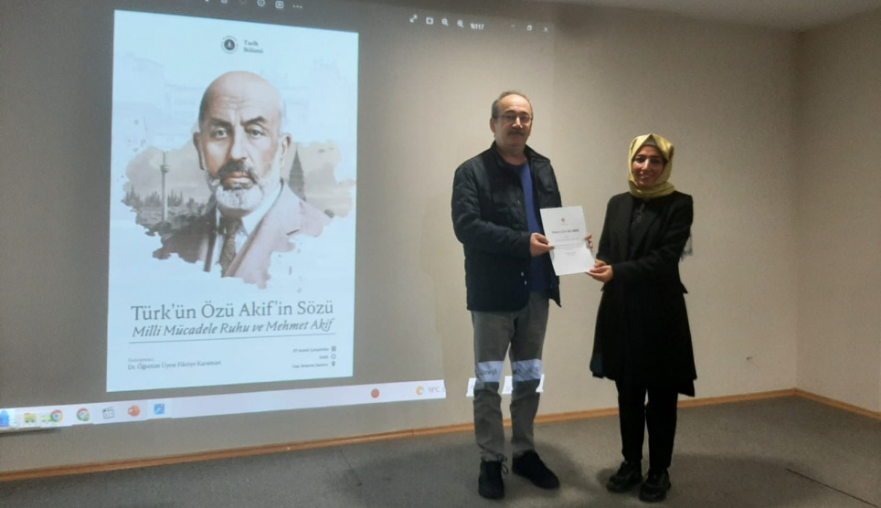 Mehmed Akif Ersoy Samsun Üniversitesinde Anıldı