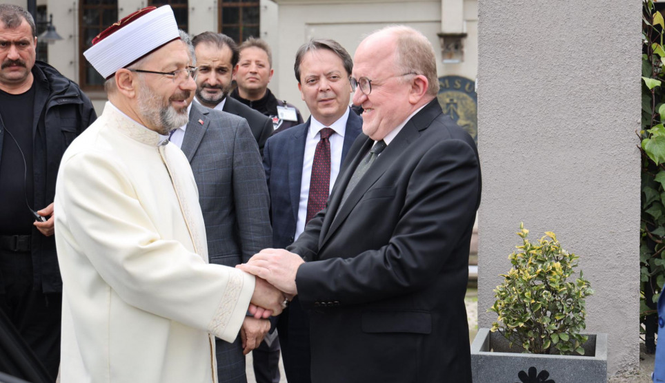 Diyanet İşleri Başkanı Erbaş’tan Rektör Aydın’a Ziyaret