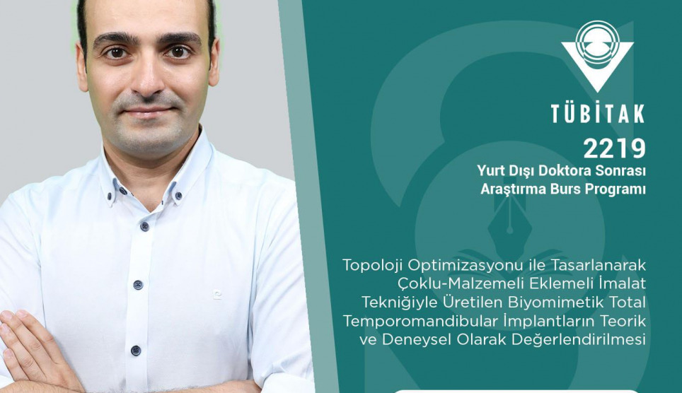 Öğretim Üyemiz’in TÜBİTAK 2219 – Yurt Dışı Doktora Sonrası Araştırma Burs Programı Desteklenmeye Değer Bulundu