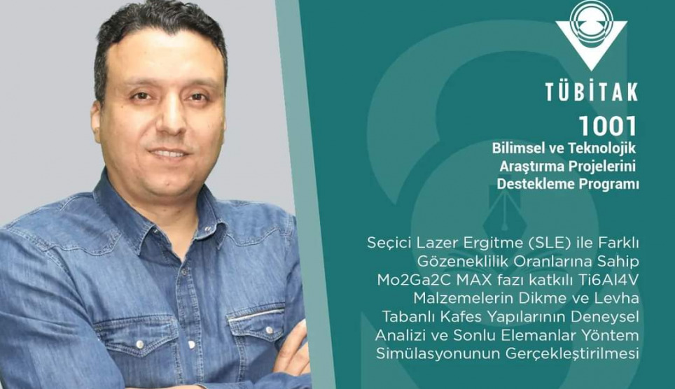 Öğretim Üyemizden TÜBİTAK Proje Başarısı