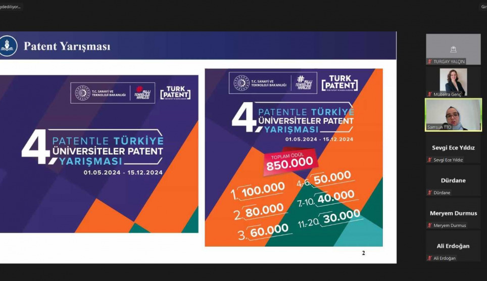 4. Üniversiteler Patent Yarışması Bilgilendirme Toplantısı Gerçekleşti!