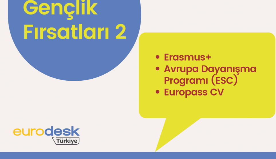 Erasmus+ Gençlik Fırsatları Etkinliği Gerçekleştirildi