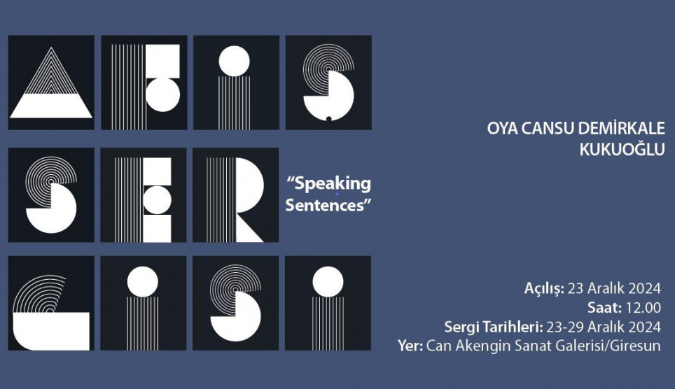 Öğretim Üyemizden “Speaking Sentences” Afiş Sergisi