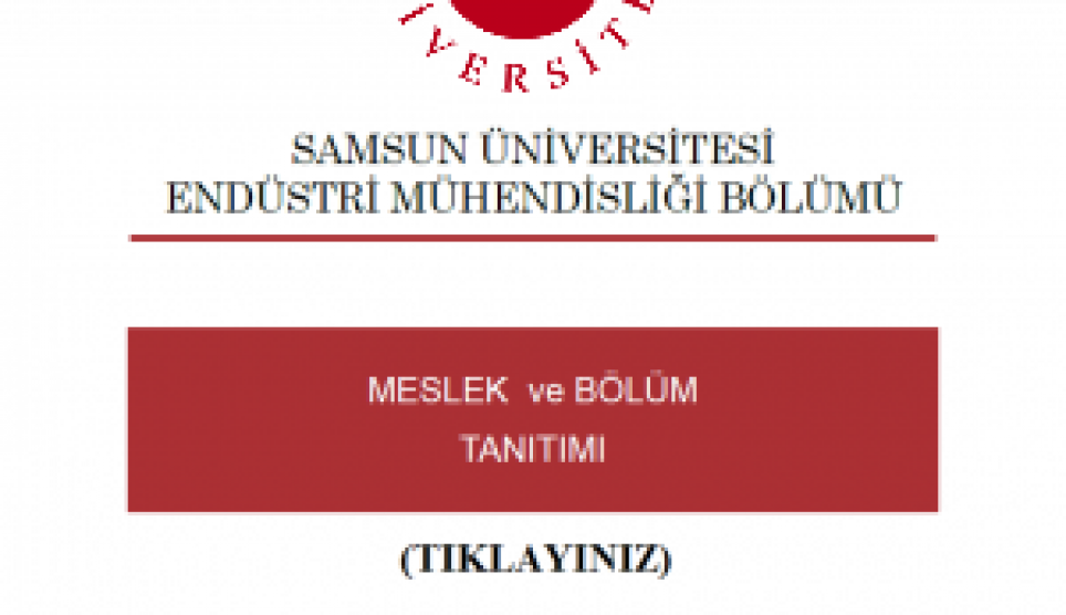 Endüstri Mühendisliği Tanıtım Sunumu