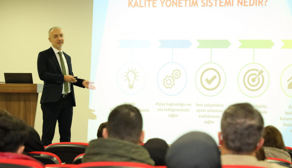 Kalite Güvence Sistemi Eğitimi Gerçekleştirildi