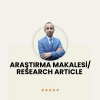 Dr. Öğr. Üyesi Ali GÜL’ün Çalışması Yayımlandı