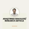 Doç. Dr. Enes BÜYÜK’ün Çalışması Yayımlandı