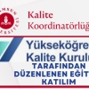 YÖKAK EĞİTİMİNE KATILIM