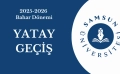 Yatay Geçiş (2025-2026 Bahar Dönemi)