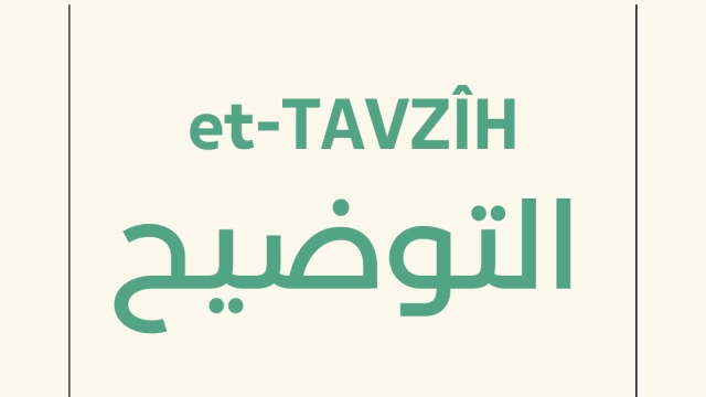 Klasik Fıkıh Usulü Okumaları: et-Tavzîh
