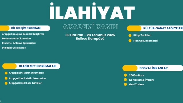 İlahiyat Akademi Kampı Başlıyor!