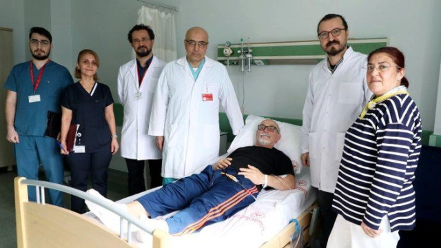 Samsun’da ilk kez kamu hastanesinde “Holep” yöntemiyle prostat ameliyatı yapıldı.