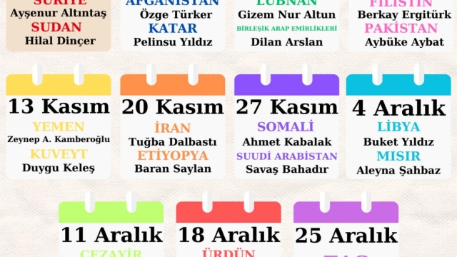 Ortadoğu seminerlerinde dokuzuncu hafta!