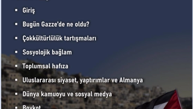Gazze’yi görmek, duymak, anlamak forumu gerçekleştirildi!
