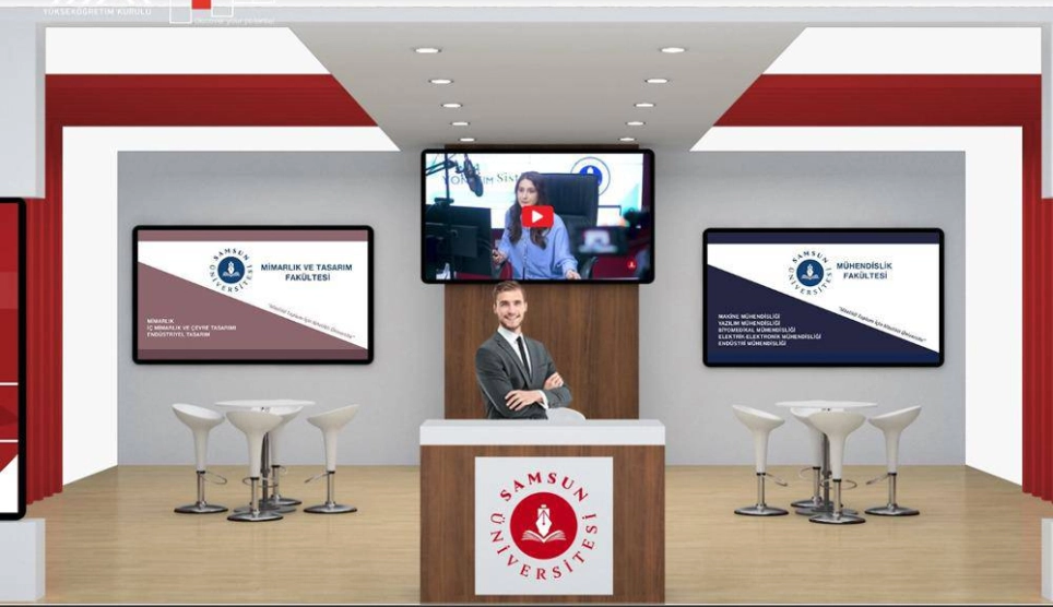 Samsun Üniversitesi ‘’Study in Türkiye 2022” YÖK Sanal Fuarı’ndaydı