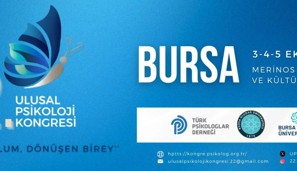 22. Ulusal Psikoloji Kongresinde Poster ve Sözlü Bildiri Sunumları