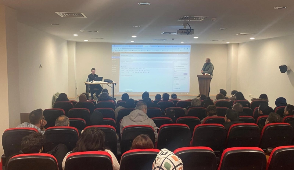 Web Sayfası Yetkili Kullanıcı Eğitimi Gerçekleştirildi