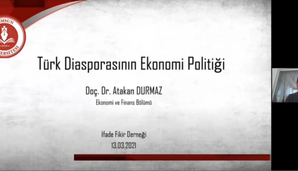 Doç Dr. Atakan Durmaz İfade Fikir Derneğinin Konuğu oldu.