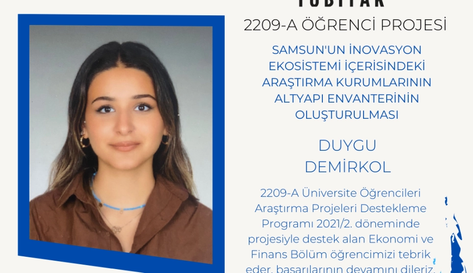 TÜBİTAK 2209-A Öğrenci Projelerinde Başarı