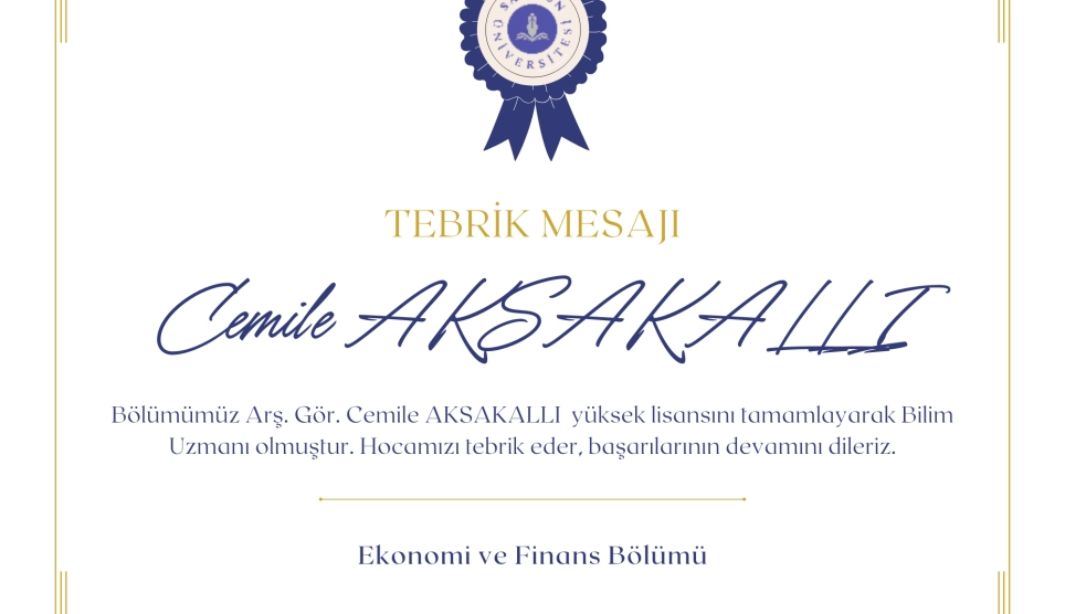 Tebrik Mesajı