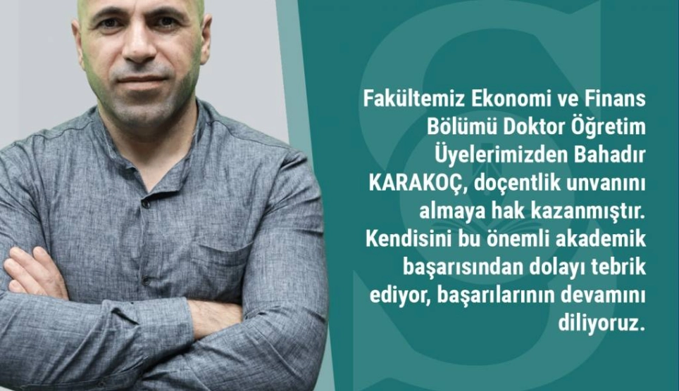 Doçentlik Tebriği